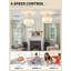 Ventilateur de plafond Gold Boho Chandelier
