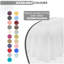 Percale Valance Sheet Polycotton Solid Colour Bed Sheet Single Double King Super King Machine Washable High Quality-19277566-19277567