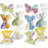 Painted Butterfly Removable Wall Decals
