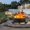 Foyer à bois de 42 pouces avec barbecue et couvercle