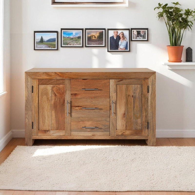 Beatrix 120cm Solid Wood Sideboard