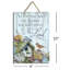Enseigne en bois Serve the Lord