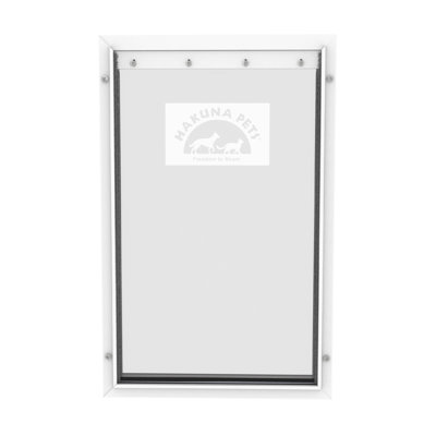 17.01 in. W x 26.85 in. H Window Mounted Door Mounted Wall Mounted Sliding Door Insert Electronic Pet Door