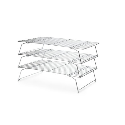 Fox Run Stackable Cooling Rack Set, Chrome, 3-Piece