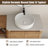 Eaton 42" Wall-Mounted Single Bathroom Vanity with Engineered Stone Top-697057797-689543681