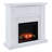 Norcott Darby Home Co 45.5 " W White Electric Fireplace