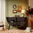Painted Half-Moon Entryway and Sideboard Cabinet-104845072