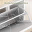 Armoire de rangement pour chaussures avec 4 tiroirs rabattables, étagère à chaussures anti-basculement pour entrée, blanc rustique-391447908