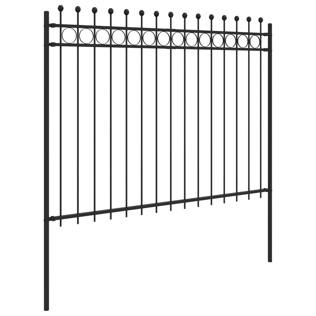 Powder-Coated Steel Fence Panels Included