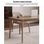 Bureau rectangulaire moderne en bois massif-727136740