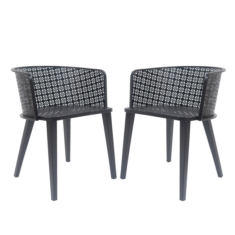 Chaise de salle à manger d'extérieur (ensemble de 2)