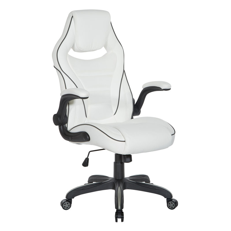 Fauteuil de jeu Xeno, Similicuir blanc