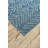 Abbotsfield Chevron Chevron Handmade Pacific Blue Area Rug-26642512