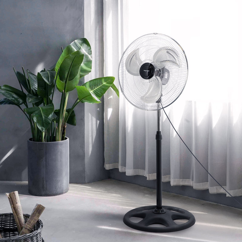 Ventilateur industriel 18 "2-en-1 18 pouces Chrome