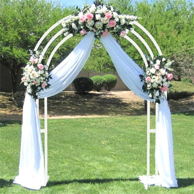 Kayshaun 200cm W x 60cm D Metal Arbour