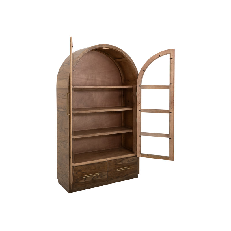 Ithzel 2 Drawer & 2 Glass Doors, Cabinet