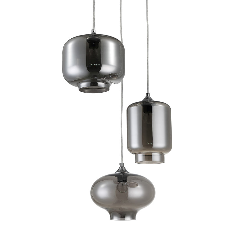 Zahara 3 - Light Chrome Cluster Pendant