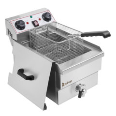 Chefman 4.5L Dual Cook Pro Deep Fryer with Basket Strainer and Removable  Divider, Jumbo XL Size, Adjustable Temp & Timer, Perfect for Chicken,  Fries
