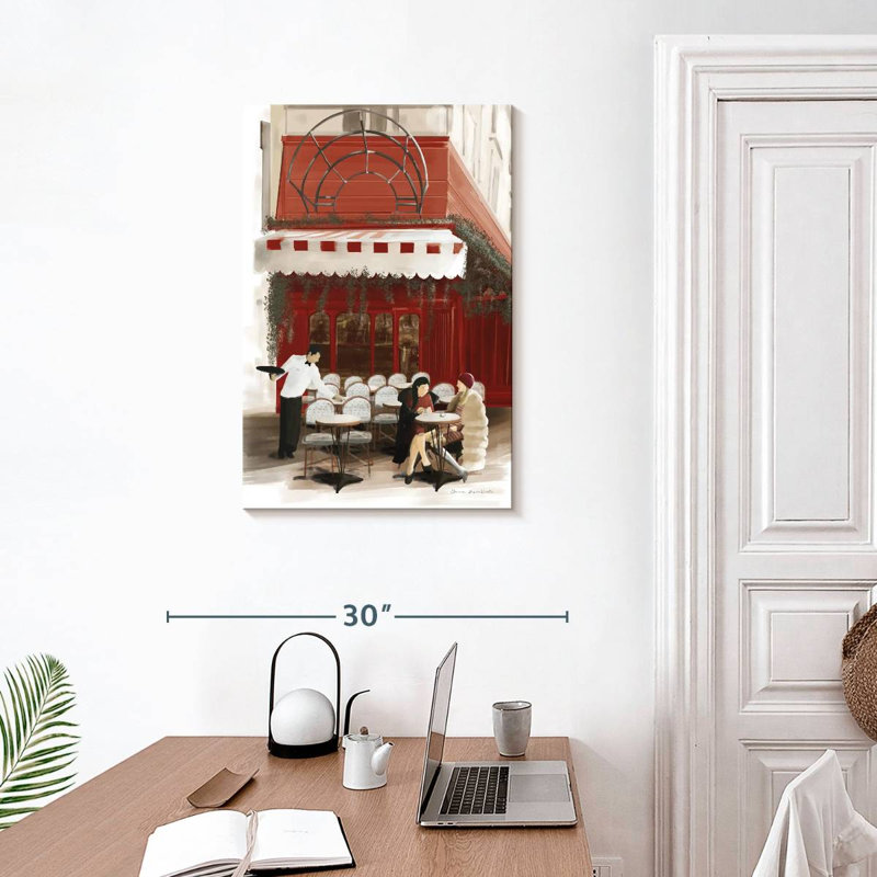 Lilie Paris Bistro Red, 30" H x 20" W