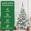 Artificial Christmas Tree with 150 LEDs Green PE and PVC-861911254-861911259