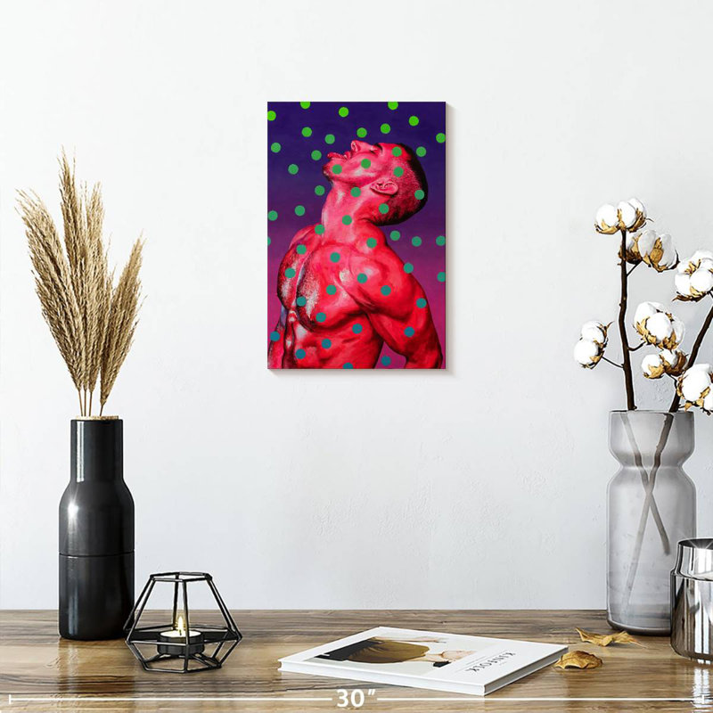 Leisha Ultraviolet Guy, 12" H x 8" W