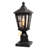 1-Light 17.7" H Hardwired Water Glass Pier Mount Light