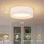 Plafonnier encastré tambour moderne en lin avec 5 à 5 ct-440950985