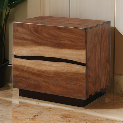 Table de chevet 2 tiroirs Yang
