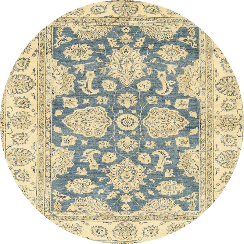 Abstract Indoor Rug, Round 3'