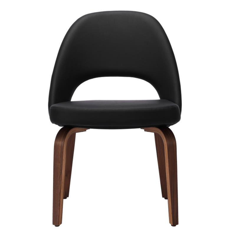 Chaise de salle à manger ROBBY PU, Noir