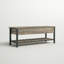 Banc de rangement à plateau rabattable avec tablette inférieure Raland-1178596873