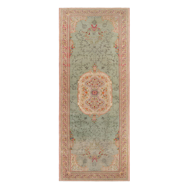 One-of-a-Kind 7’5”x18’7” Hand Knotted Area Rug