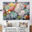 Blue Succulent Dessert Charm - Ensemble de décorations murales succulentes-107772157-107772162