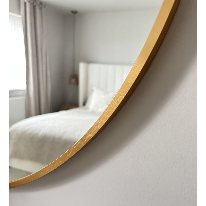 Demple Metal Round Mirror