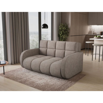 Deverio 3 Seater Condo Size Storage Sleeper Sofa - Mocha Brown