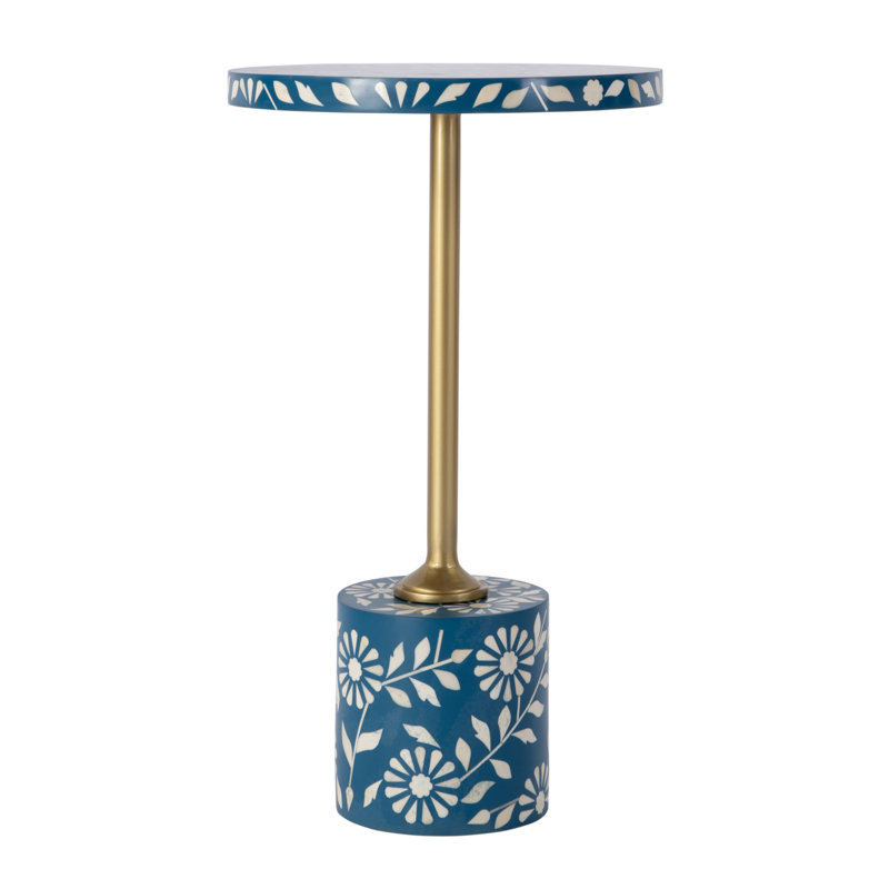 Table d'appoint en fer 14 po Lazarick