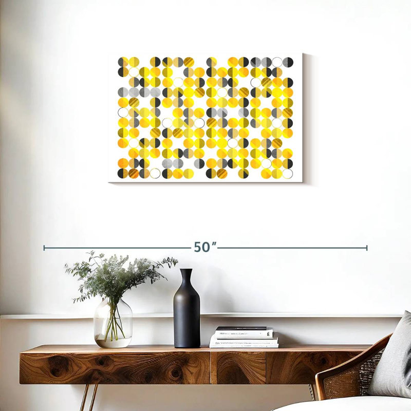 Avery, abstrait géométrique, H 20 po x l 30 po