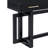 Ustyle 3 Entryway Table - Long For Corridor, Foyer Modern Minimalist, Stable & Functional, Black Console With 3 Drawers Entryway, Living Room Higher Stability, Easy Assembly,