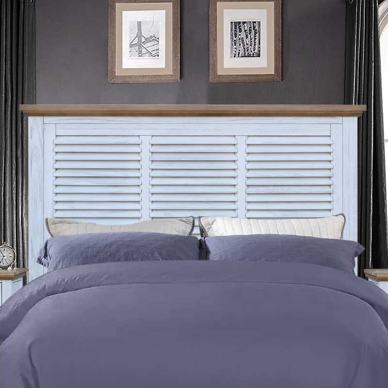 Milne Solid Wood Panel Headboard, Queen