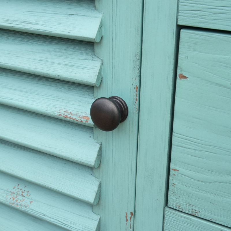 Commode combinée 6 tiroirs Milne, Turquoise