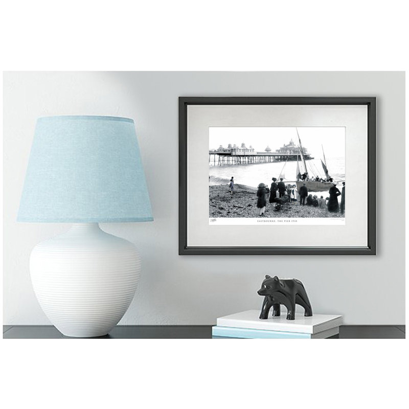 Eastbourne, the Pier 1910 1 Piece Single Picture Frame Wall Art, 28cm H x 36cm W x 2.3cm D