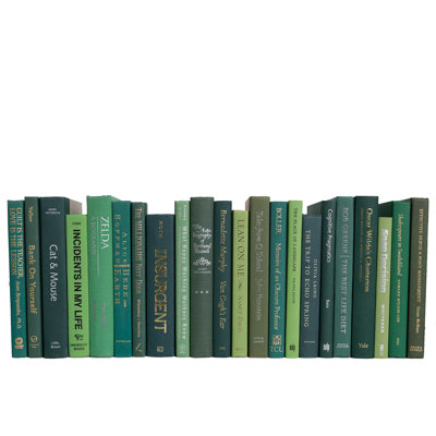 Livres décoratifs - Buis - Livres verts au pied