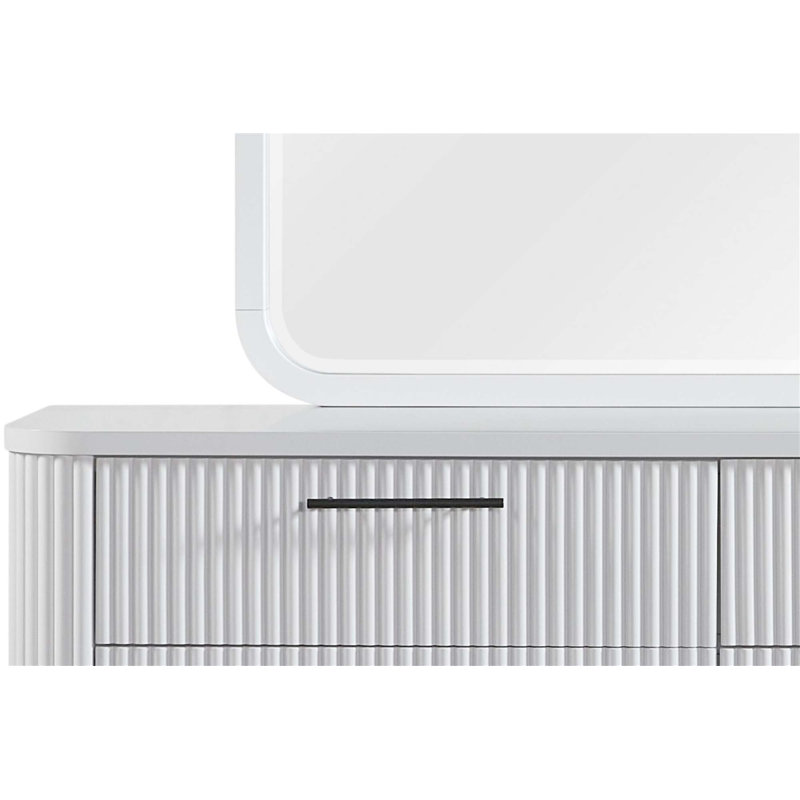 Commode 6 tiroirs, Blanc