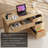 Fluted Executive Desk With Drawers With Ample File Drawer-1532420780