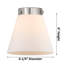 Éclairage de meuble-lavabo inclinable 2 lumières Cone-33004748-33004752-33004747
