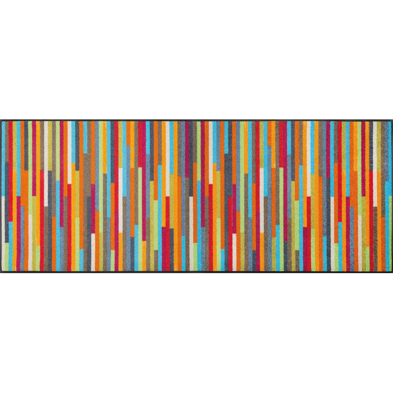 Mikado Non-Slip Doormat, Multicoloured, Rectangle 75 x 190 cm
