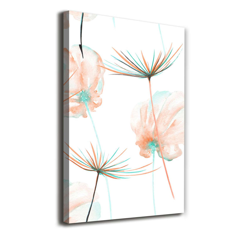 Field Flowers - Wrapped Canvas Print