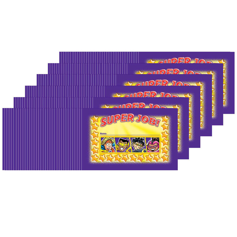 Cartes de perforation Superheroes Incentive