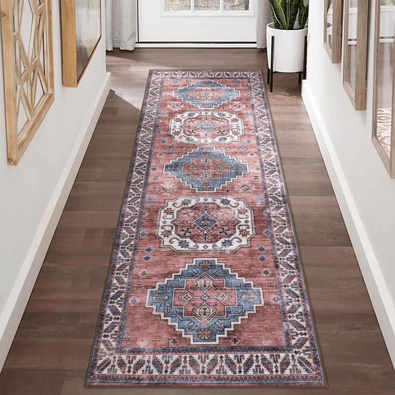 Machine Printed Area Rug, Runner 60 x 230 cm