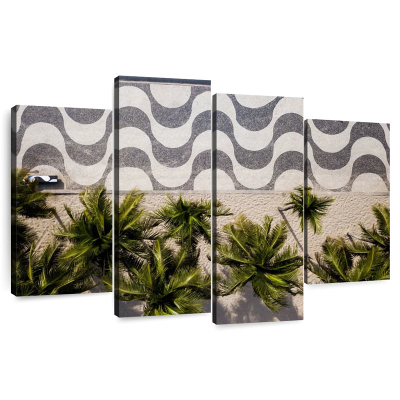 Gillard Copacabana Sidewalk Palms, 32" H x 52" W